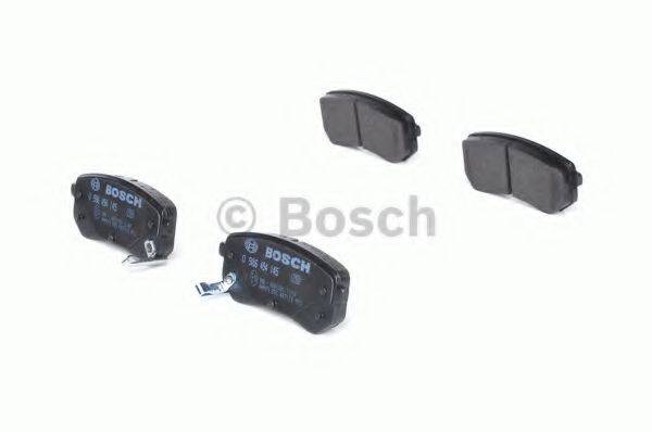 BOSCH 0986494145 Комплект гальмівних колодок, дискове гальмо