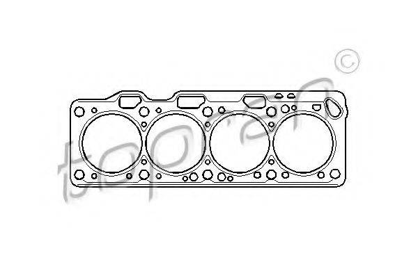 TOPRAN 100540 Прокладка, головка циліндра
