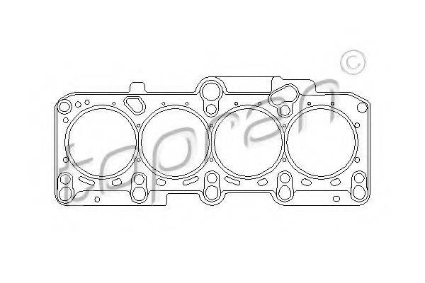 Прокладка, головка цилиндра TOPRAN 101 109