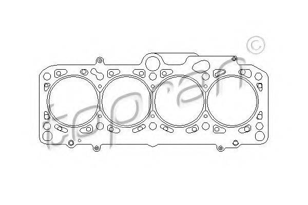 TOPRAN 108250 Прокладка, головка циліндра