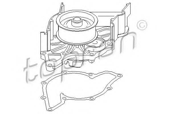TOPRAN 101600 Водяний насос