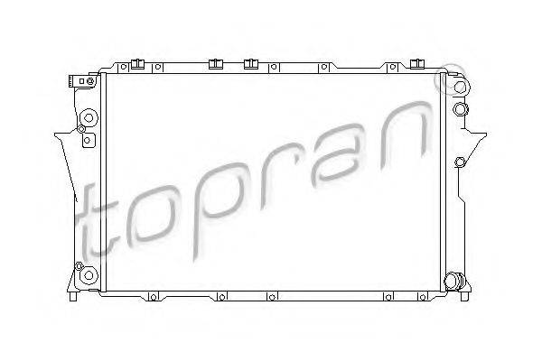 TOPRAN 105743 Радиатор, охлаждение двигателя