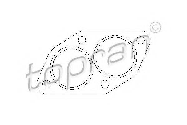 TOPRAN 103608 Прокладка, труба выхлопного газа