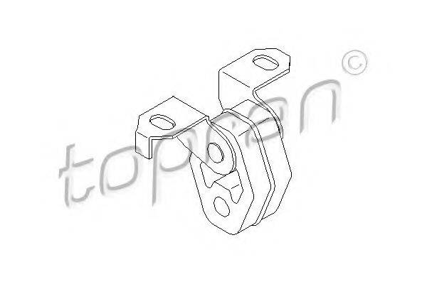 TOPRAN 111590 Кронштейн, глушник