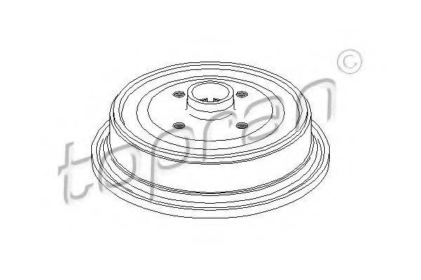 TOPRAN 104341 Гальмівний барабан