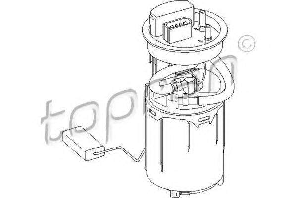 TOPRAN 110581 Паливний насос
