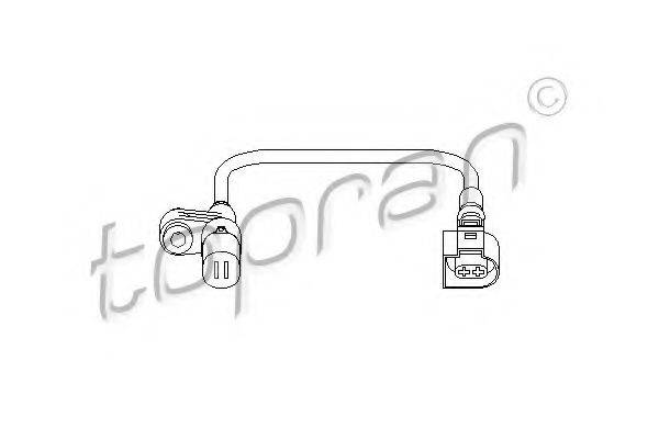 TOPRAN 110723 Датчик, частота обертання колеса