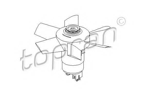 TOPRAN 107721 Вентилятор, охлаждение двигателя