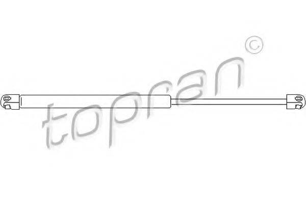 TOPRAN 200014 Газова пружина, кришка багажника