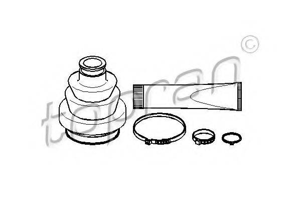 TOPRAN 206217 Комплект пильника, приводний вал