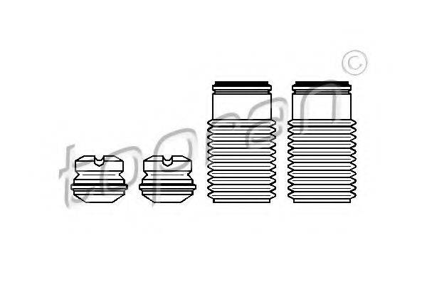 TOPRAN 924004 Пылезащитный комплект, амортизатор