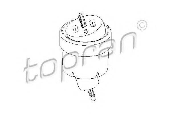 TOPRAN 205165 Підвіска, двигун