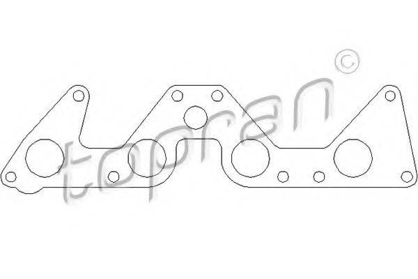 TOPRAN 201679 Прокладка, впускной коллектор