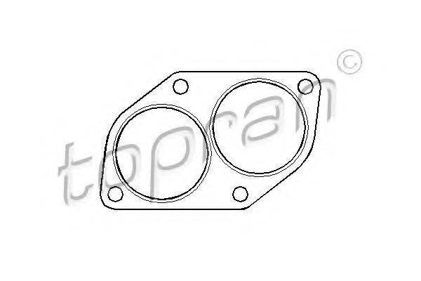 TOPRAN 201740 Прокладка, труба выхлопного газа