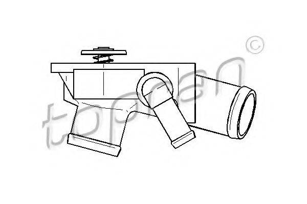 TOPRAN 206226 Термостат, що охолоджує рідину