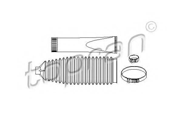 TOPRAN 207164 Комплект пильника, рульове управління