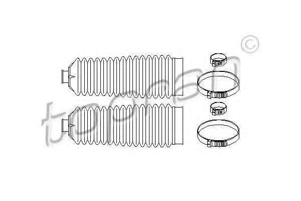 TOPRAN 207523 Комплект пильника, рульове управління