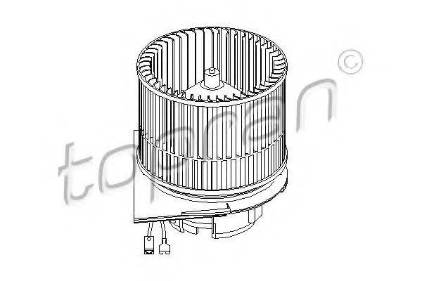 Електродвигун, вентиляція салону TOPRAN 207 331
