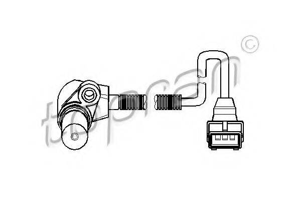 TOPRAN 206695 Датчик частоти обертання, керування двигуном