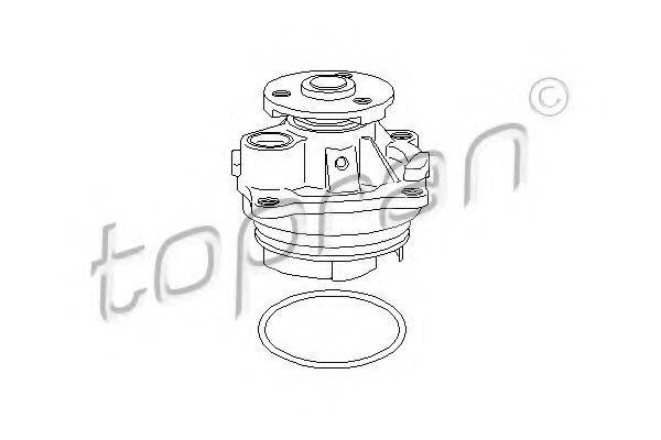 TOPRAN 301512 Водяний насос