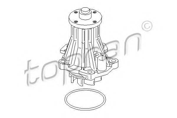 TOPRAN 302424 Водяний насос