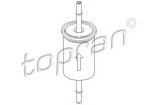 TOPRAN 301655 Паливний фільтр