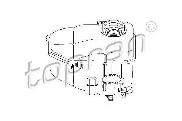 TOPRAN 401508 Компенсаційний бак, що охолоджує рідину