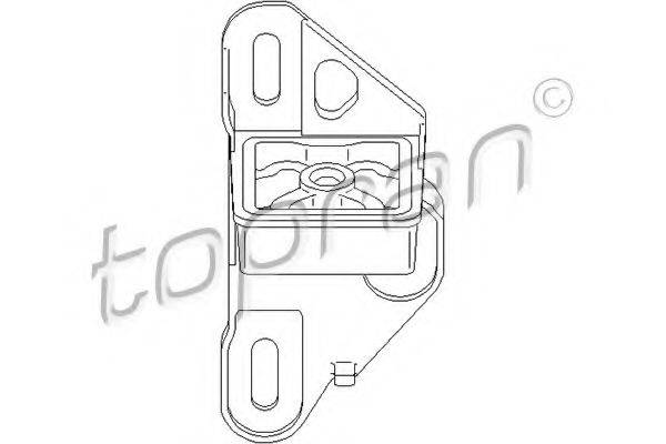 TOPRAN 700619 Кронштейн, глушник