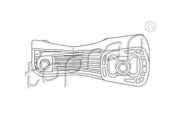 TOPRAN 700527 Підвіска, двигун