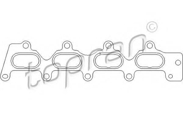 TOPRAN 700578 Прокладка, впускной коллектор