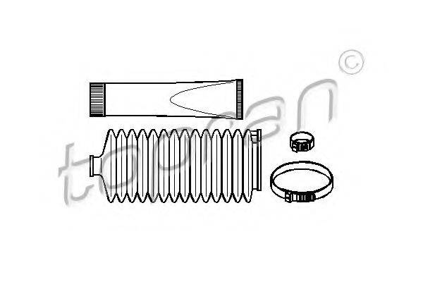 TOPRAN 720233 Комплект пильника, рульове управління