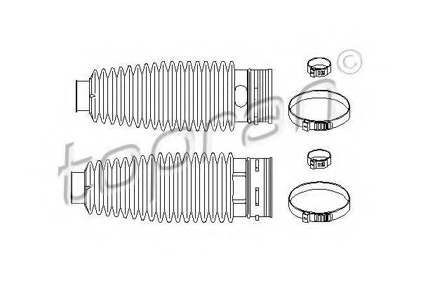 TOPRAN 722171 Комплект пильника, рульове управління