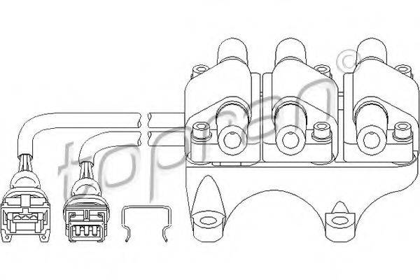 TOPRAN 111749 Котушка запалювання