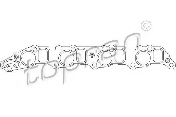 TOPRAN 207610 Прокладка, впускний колектор