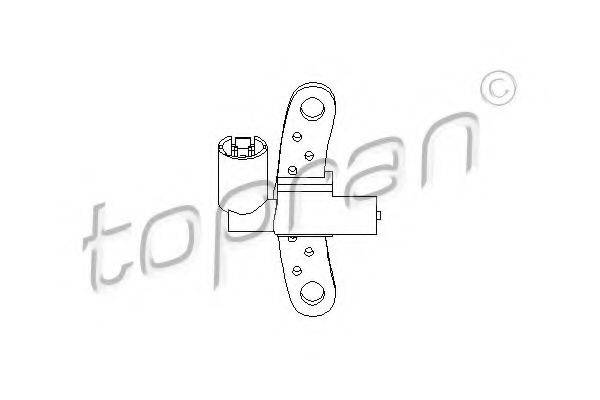 TOPRAN 700758 Датчик частоти обертання, керування двигуном