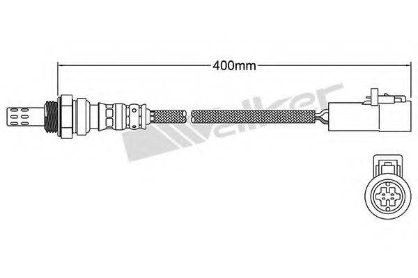 WALKER PRODUCTS 25024001 Лямбда-зонд