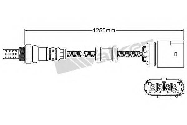 WALKER PRODUCTS 25024843 Лямбда-зонд