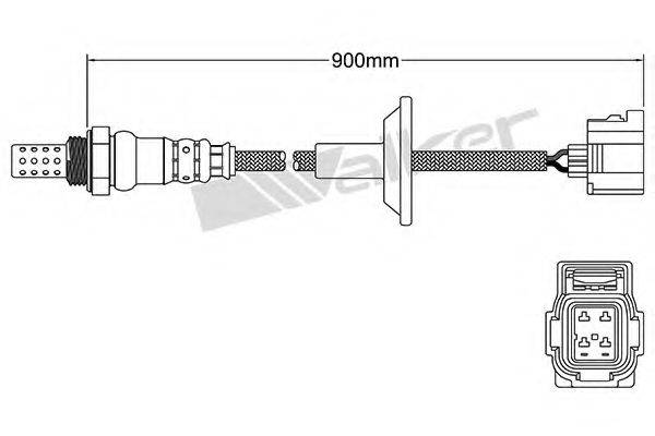 WALKER PRODUCTS 250241050 Лямбда-зонд