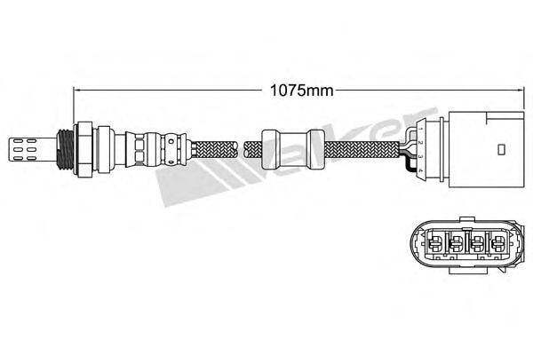 WALKER PRODUCTS 250241057 Лямбда-зонд