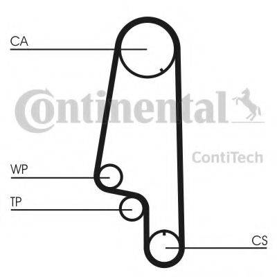 CONTITECH CT845WP1 Водяний насос + комплект зубчастого ременя