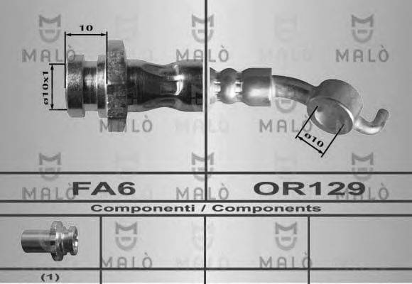 Гальмівний шланг MALO 80573