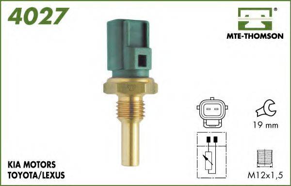 MTE-THOMSON 4027 Датчик, температура олії; Датчик, температура охолоджуючої рідини