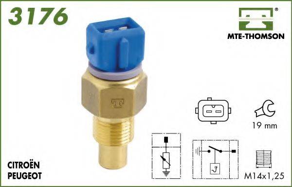 MTE-THOMSON 3176 Датчик, температура охолоджуючої рідини