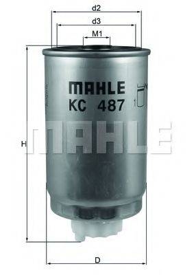 Топливный фильтр KNECHT KC 487