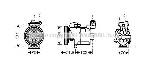 Компресор, кондиціонер PRASCO DNK306