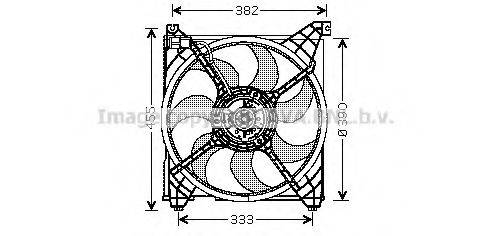 PRASCO HY7508 Вентилятор, охолодження двигуна