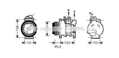 PRASCO AIK261 Компресор, кондиціонер