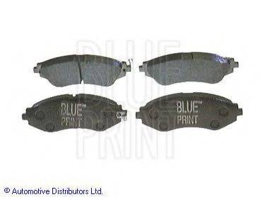 Комплект тормозных колодок, дисковый тормоз BLUE PRINT ADG04207