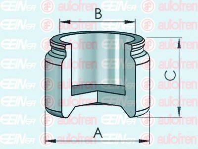 AUTOFREN SEINSA D025514 Поршень, корпус скобы тормоза