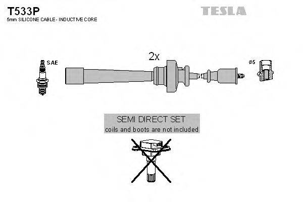 TESLA T533P Комплект дротів запалення